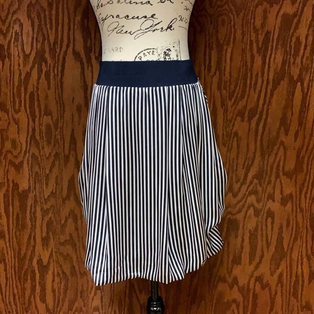 H&M Striped Mini Skirt